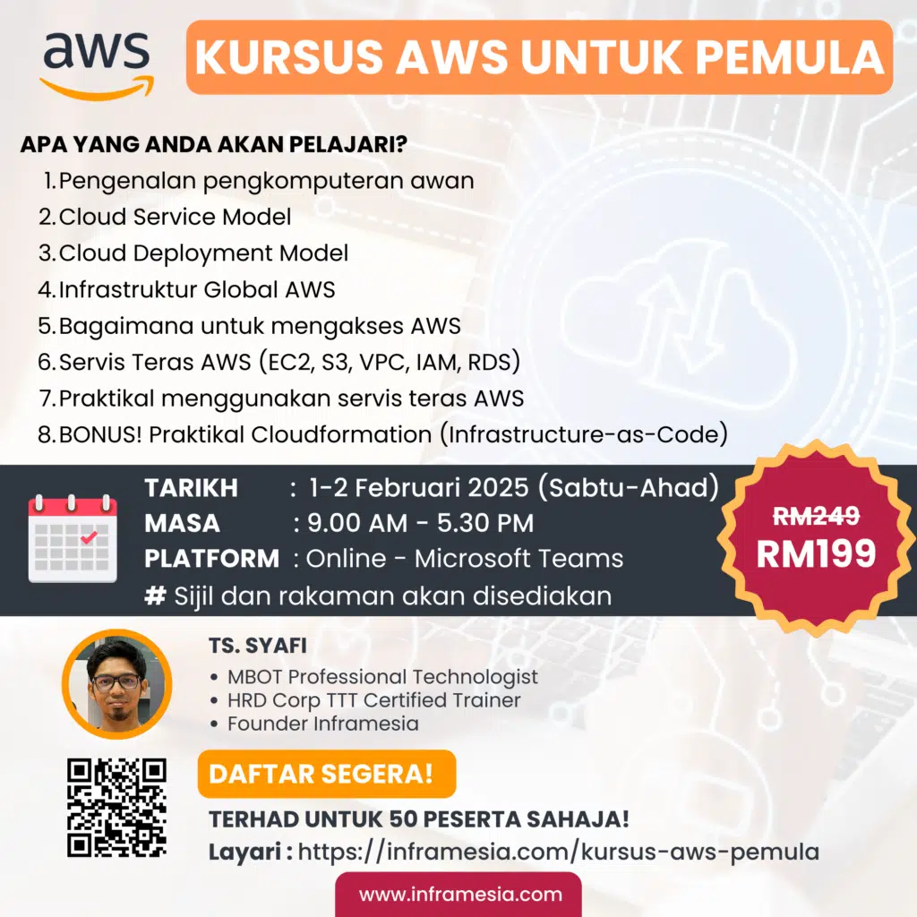 Kursus Aws Untuk Pemula Student Aws Inframesia